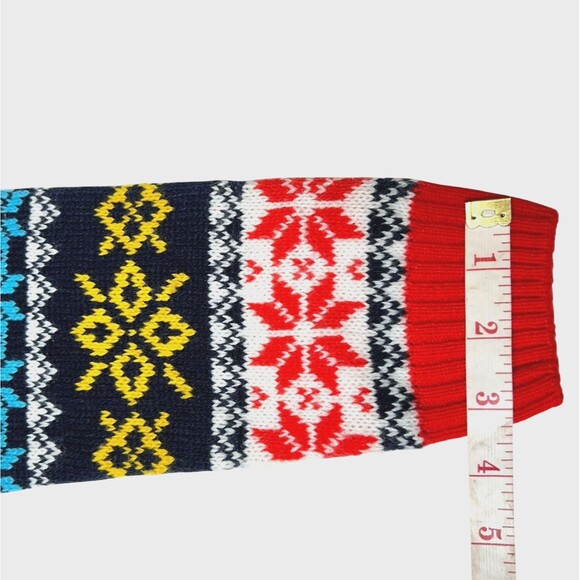 Aldi Limited Edition Christmas Holiday Sweater Fair Isle Unisex Size Small - Picture 13 of 13